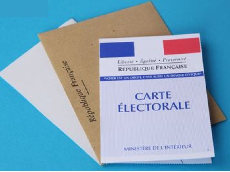 modèle carte électorale