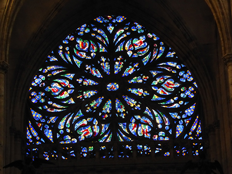Rouen Abbaye de Saint Ouen Rose - Anne Le Chevallier
