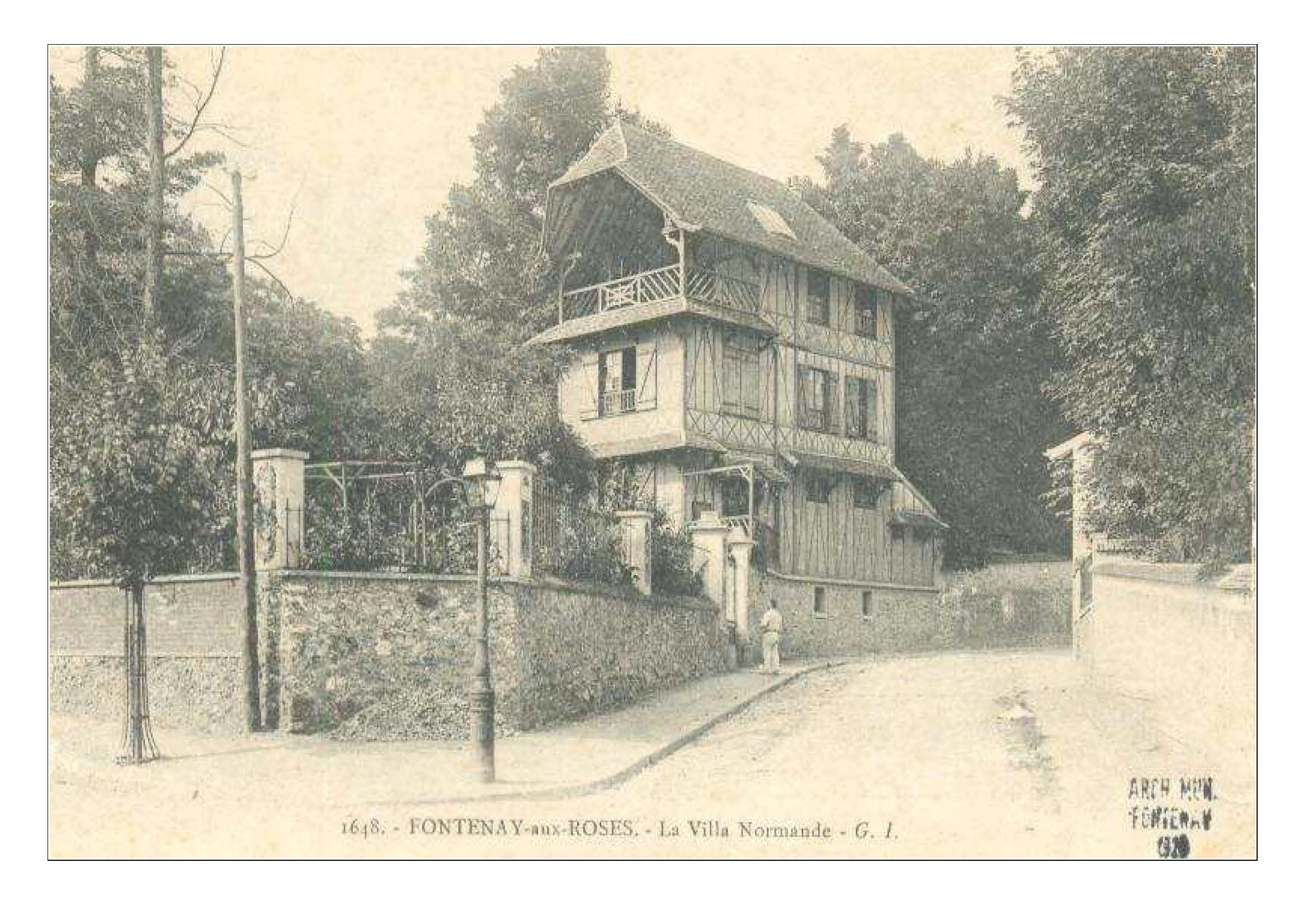 La Villa Normande édifiée vers 1900 et remplacée en 1974 par le Centre Municipal de Santé-02