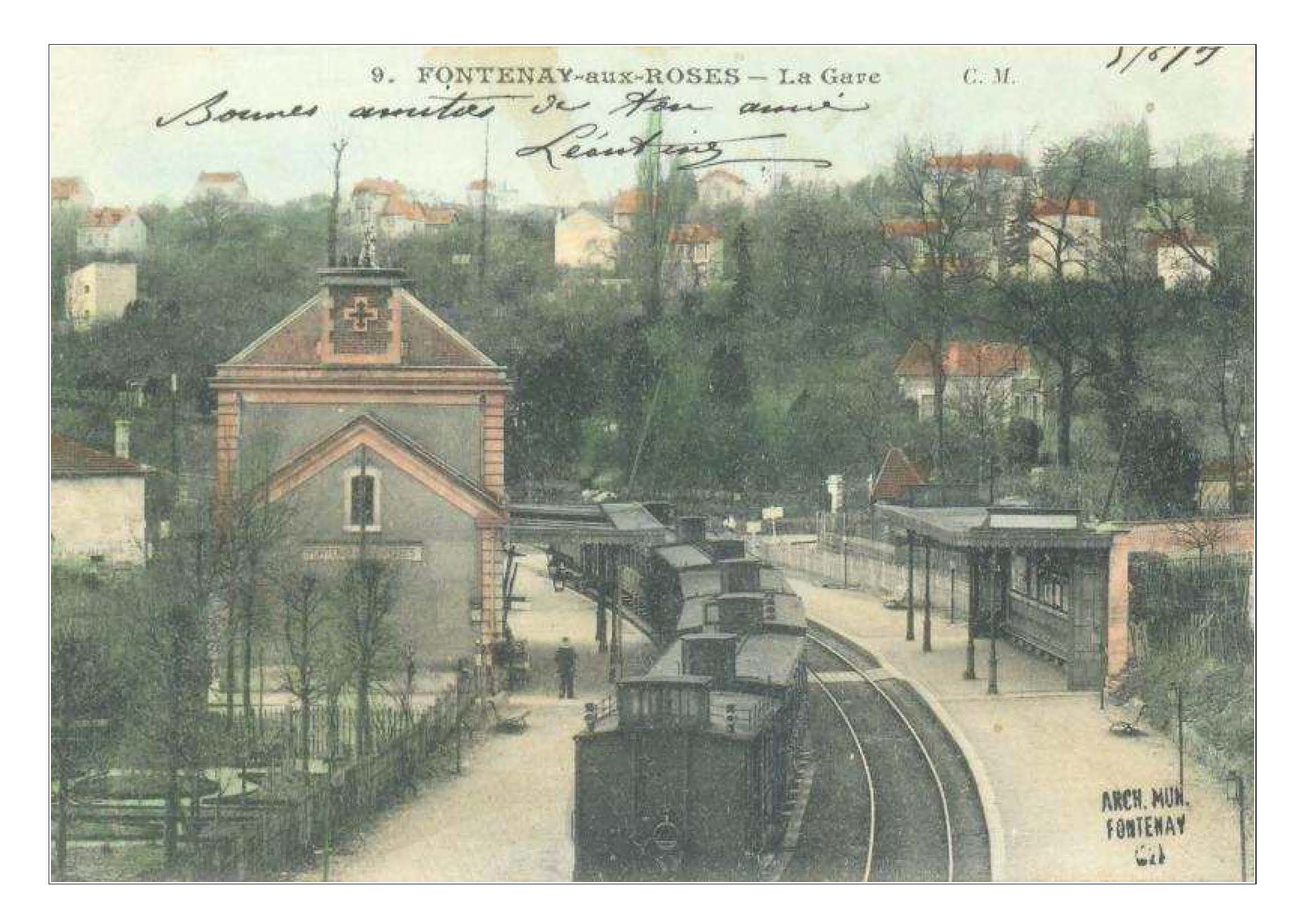 La gare de Fontenay-aux-Roses inaugurée en 1896-04