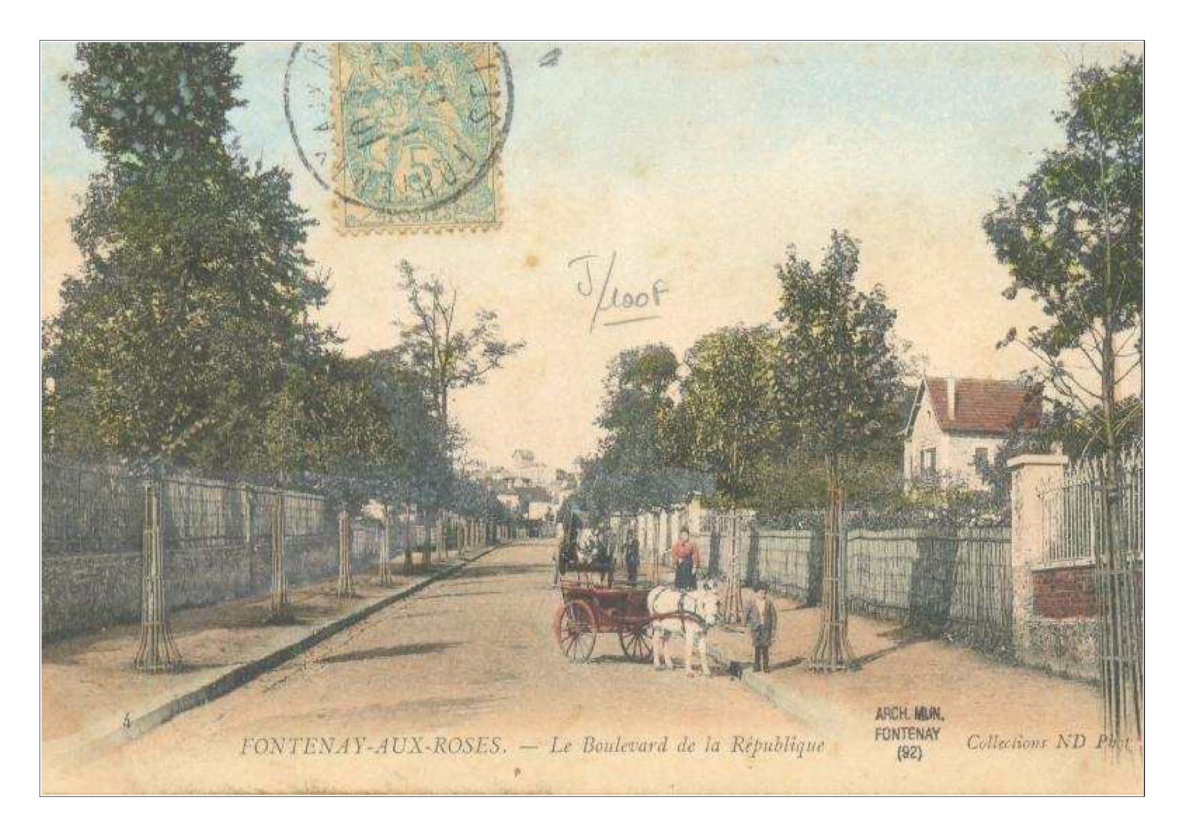 Le boulevard de la République inauguré en 1901 et destiné à relier la place Carnot à la gare alors récemment construite-03
