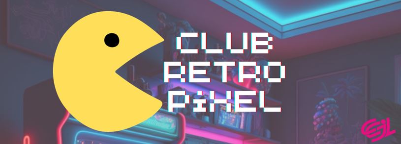 club rétro pixel - bandeau